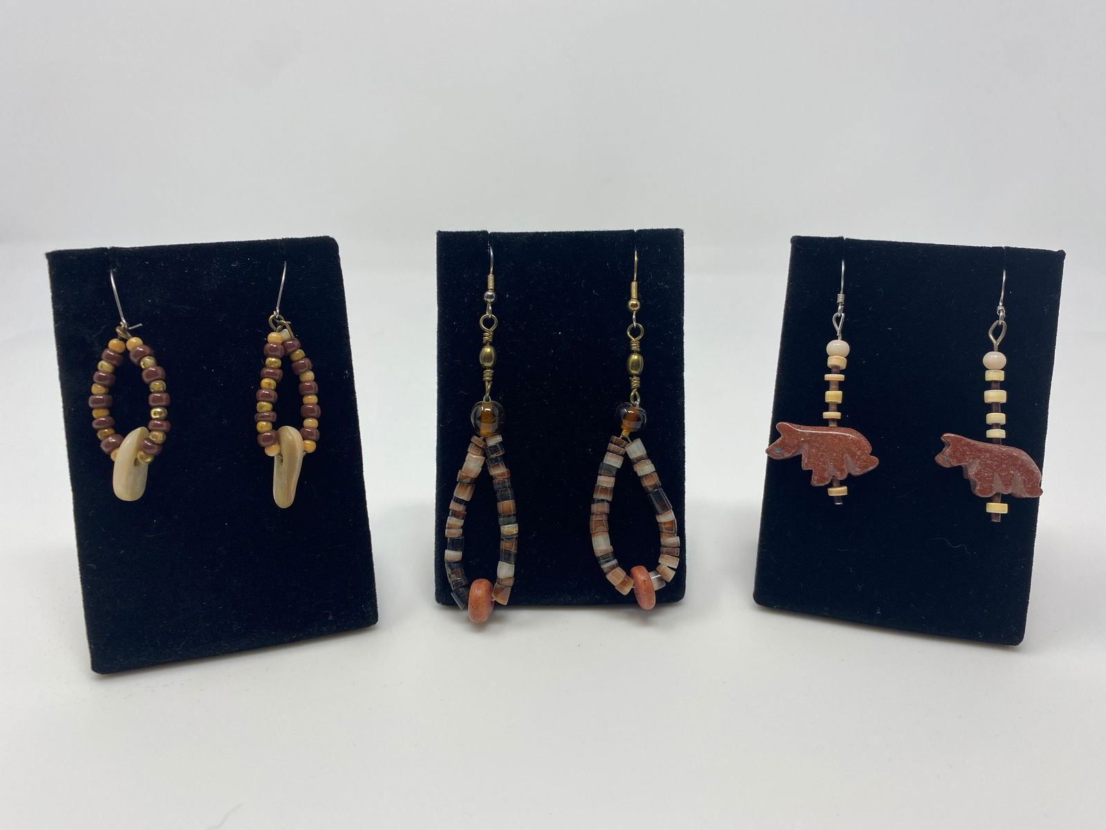 Three Hand-Made Dangle Earrings (1 of 2)