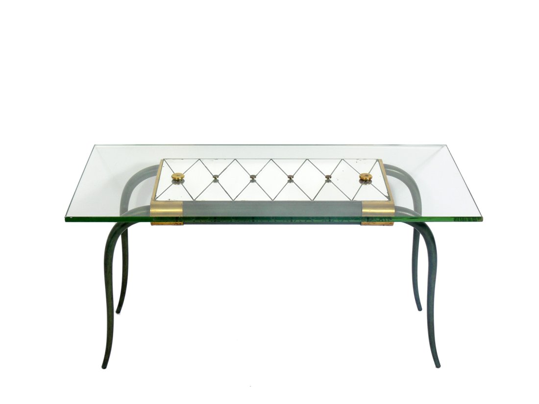 French Art Deco Bronze Coffee Table (1 of 6)