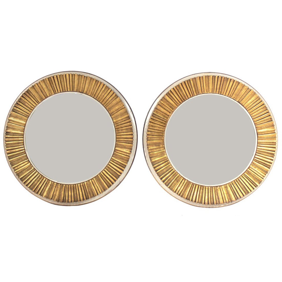 1940s Gilt Sunburst Mirrors Pair (1 of 6)