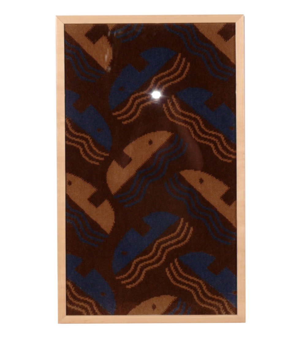 Donald Deskey Radio City Music Hall Framed Carpet (1 of 4)