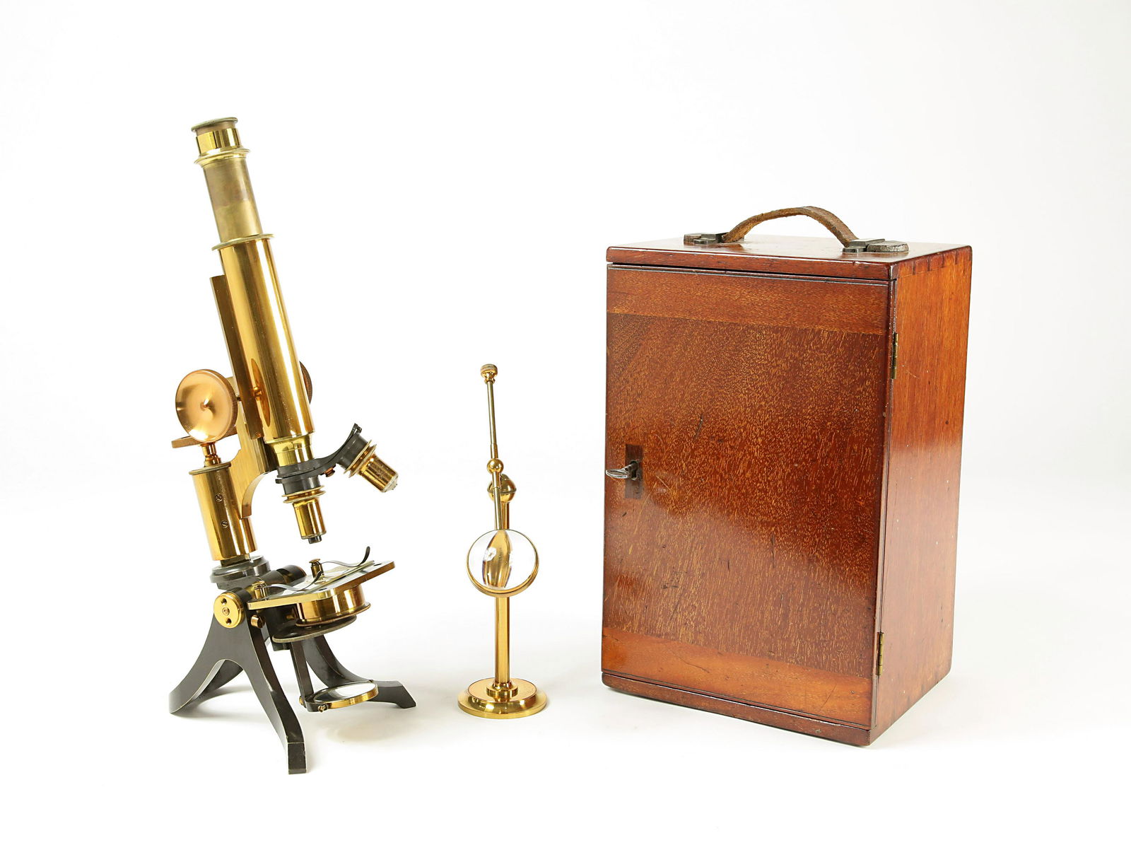 A British Monocular Compound Microscope, ca 1890. (1 of 6)