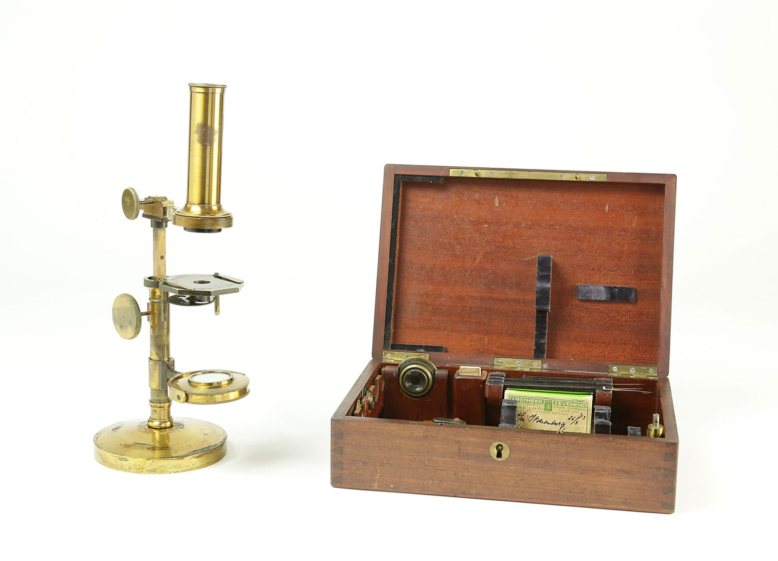 A Rare Universal Compound Microscope, By Charles Chevalier, Ca. 1840. (1 of 6)