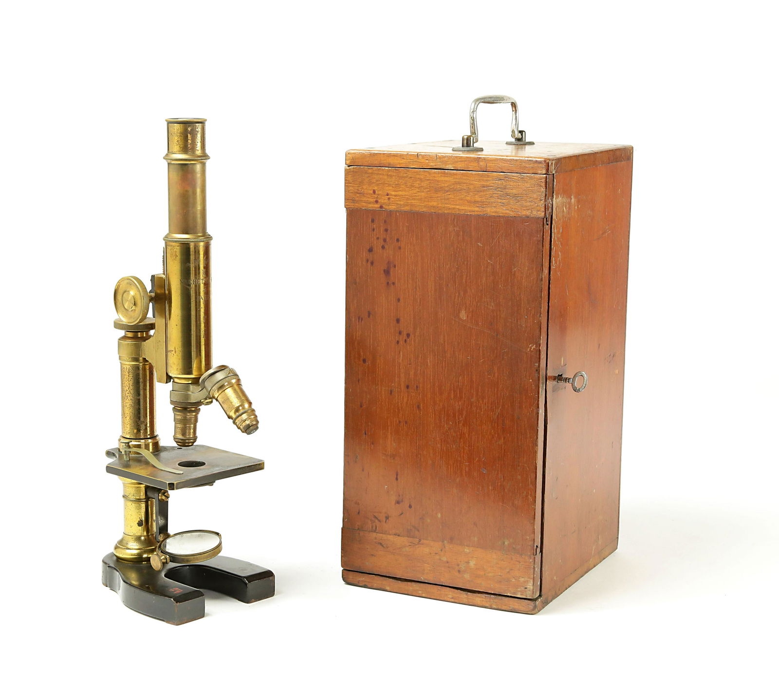 A French Compound Monocular Microscope, by Nachet & Fils (1853-1967) (1 of 6)