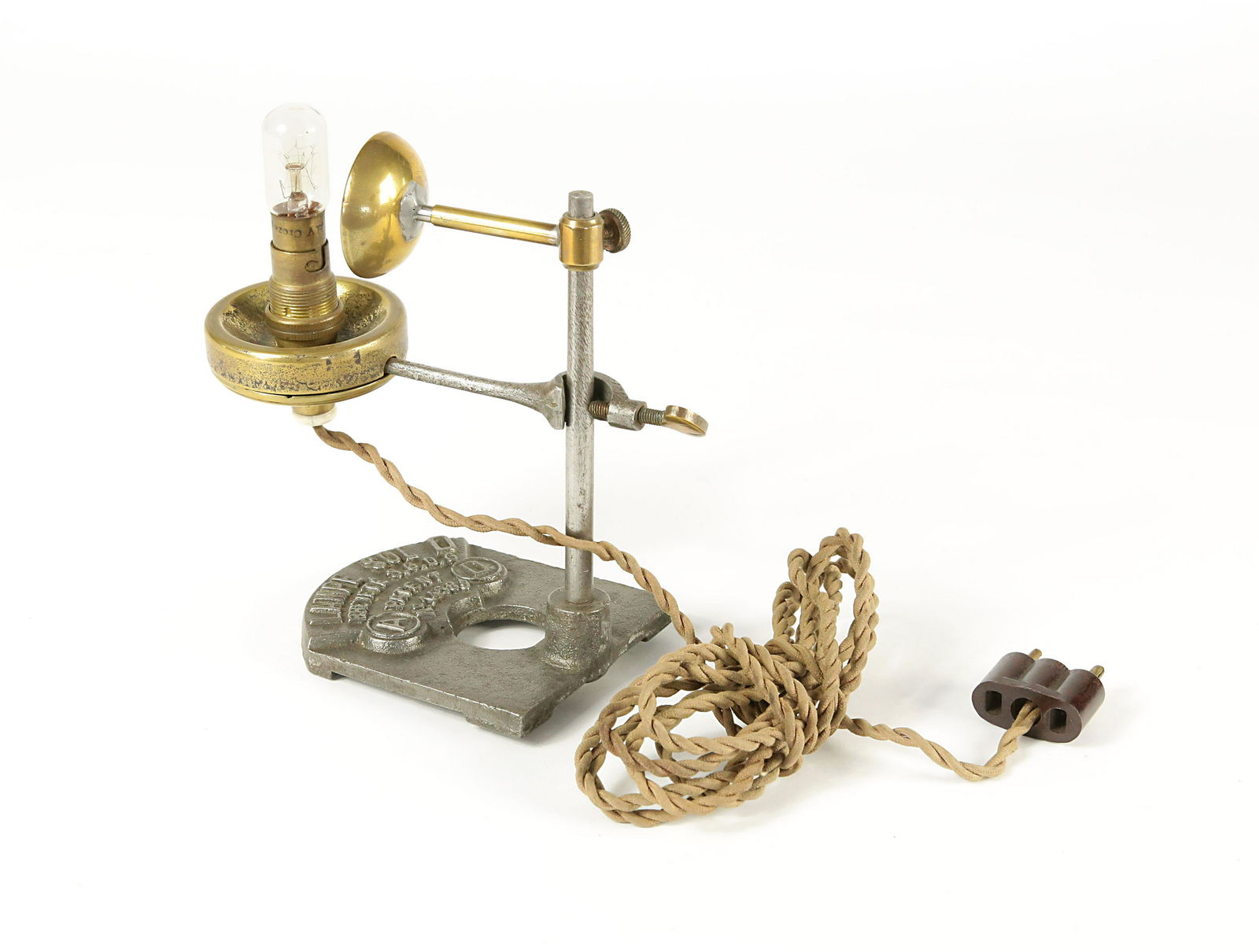 A French Brass Lamp for Microscope Illumination (1 of 3)