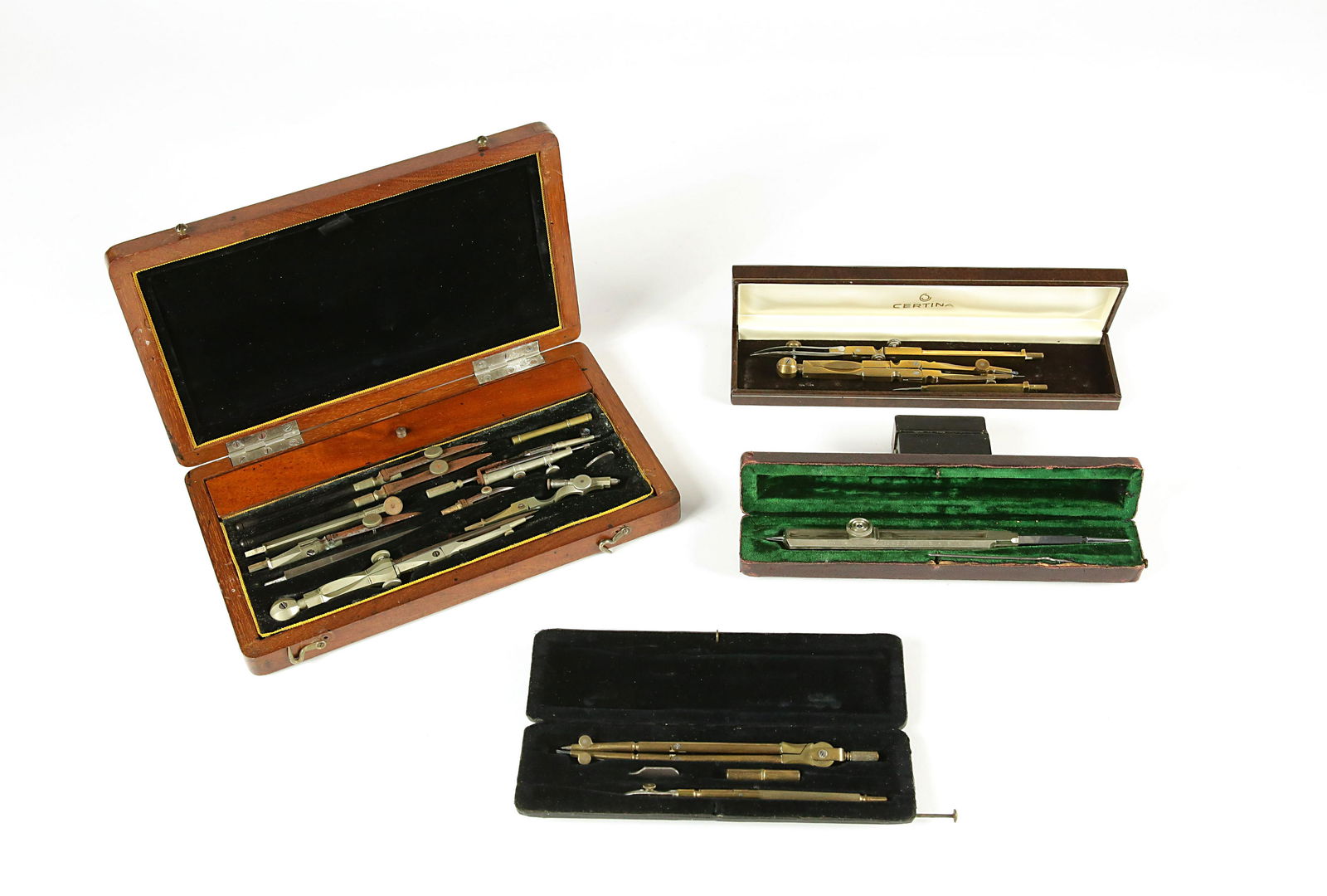 A lot of Various Brass Drawing Instruments, 19th century and later. (1 of 2)