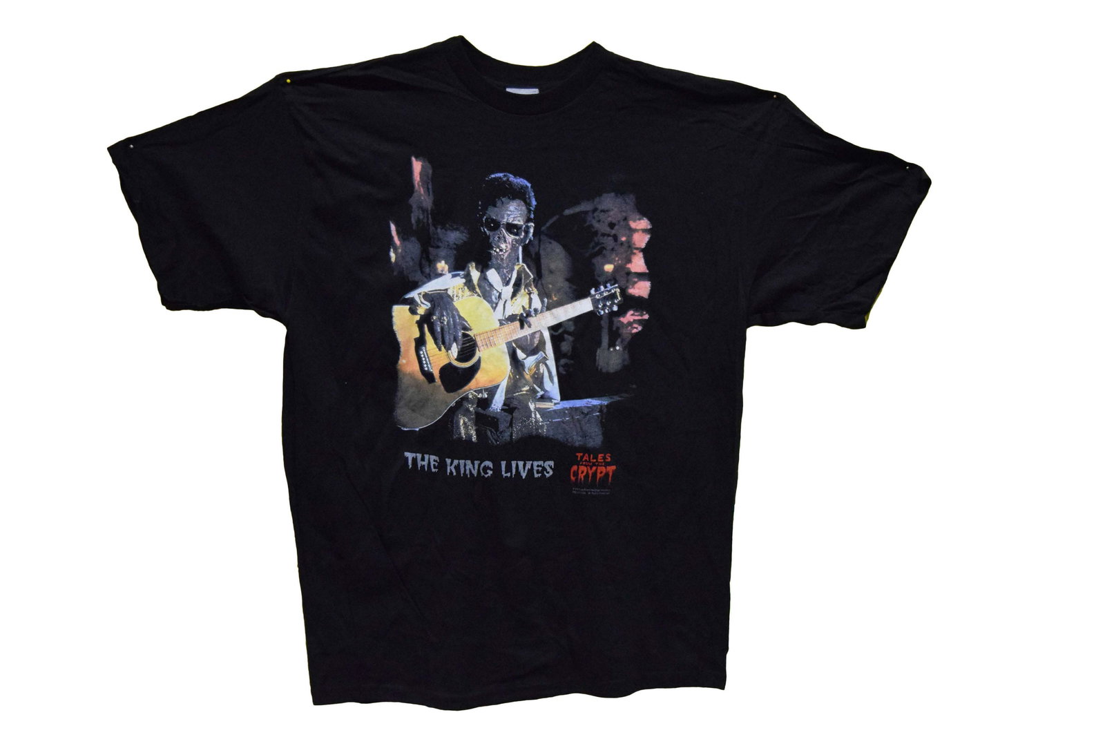 "TALES FROM THE CRYPT" T-SHIRT THE KING LIVES IMPOSSIBLE TO FIND 1994 (1 of 1)