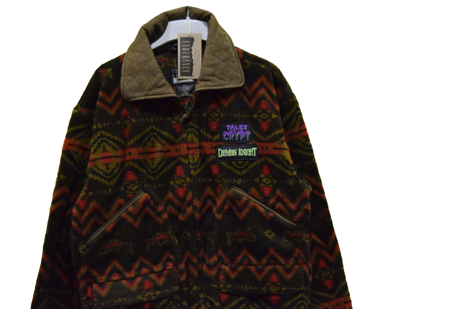 "TALES FROM THE CRYPT DEMON NIGHTS" CAST CREW ZIP UP FLEECE: SIZE L