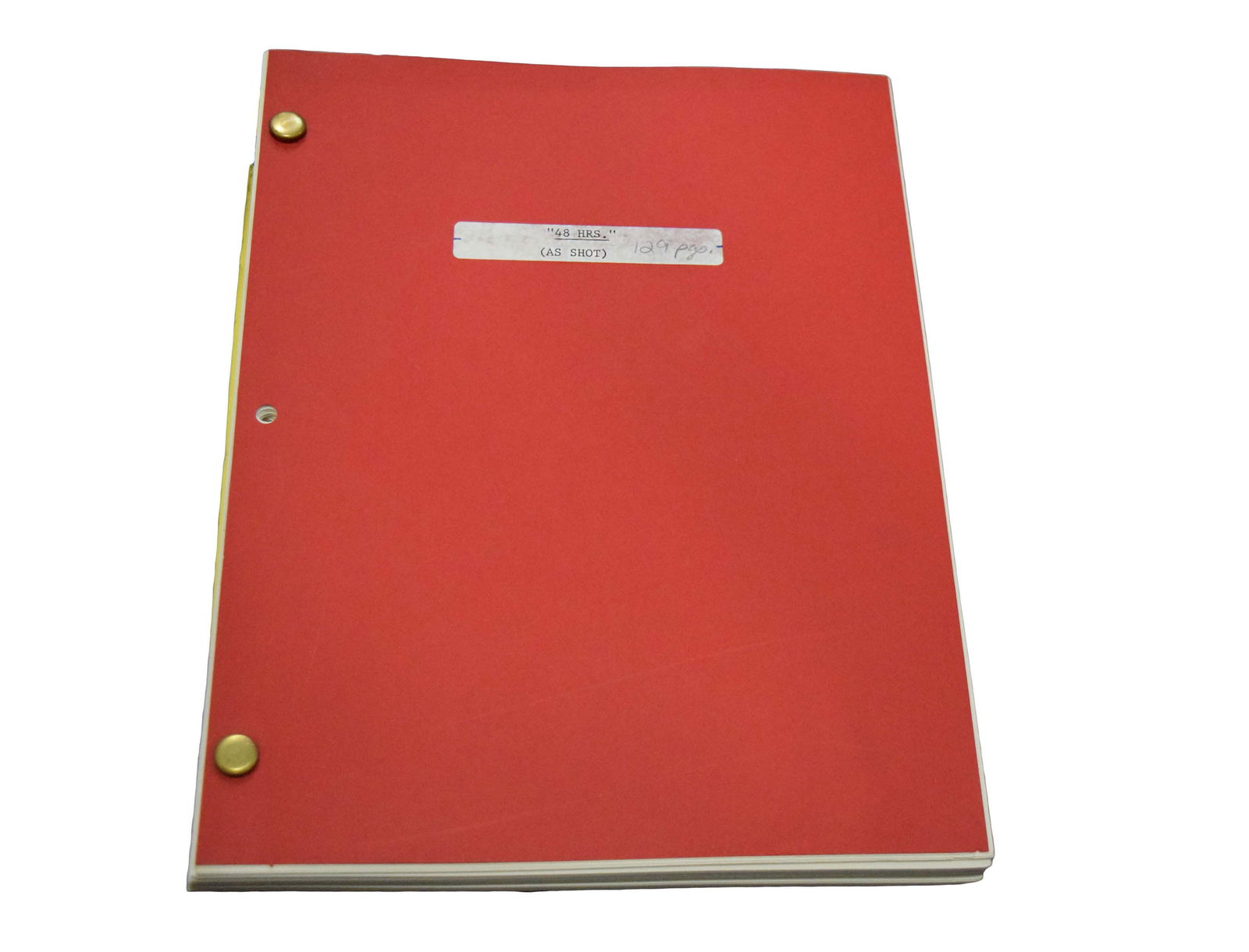 "48 HOURS" SCRIPT AS SHOT 1982 (1 of 2)