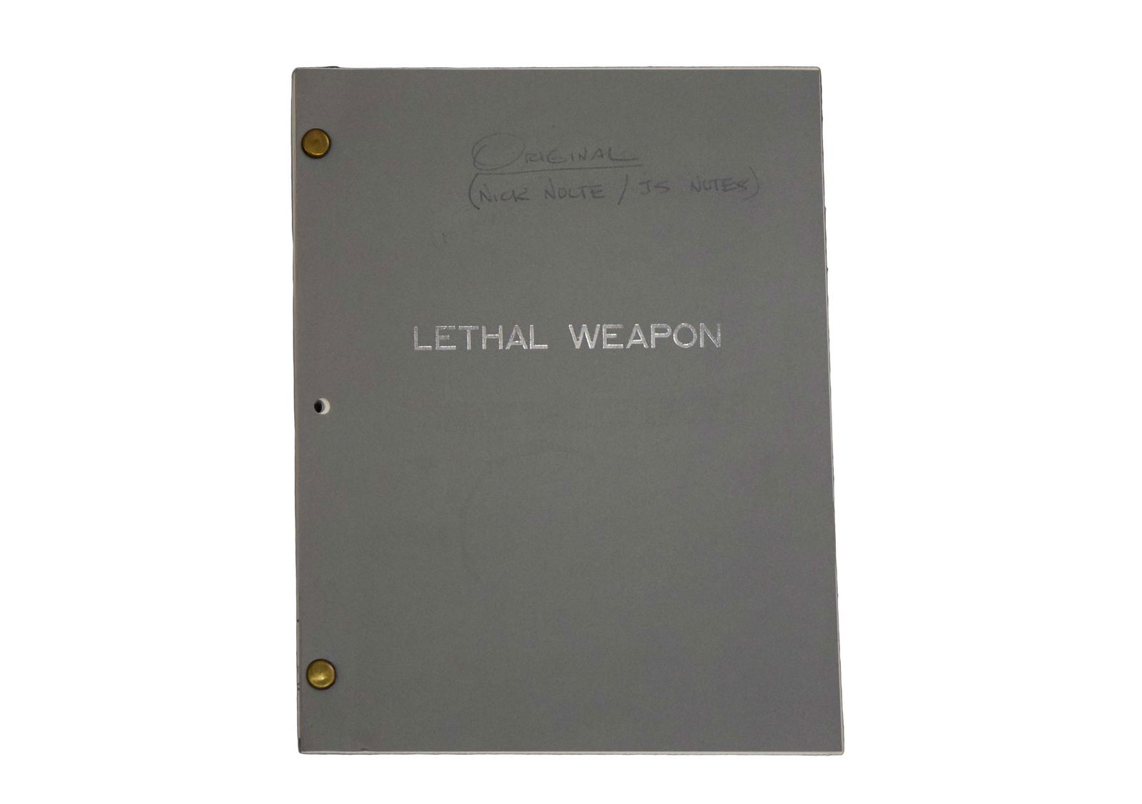 "LETHAL WEAPON" SCRIPT 2ND DRAFT 1986 SHANE BLACK (1 of 2)