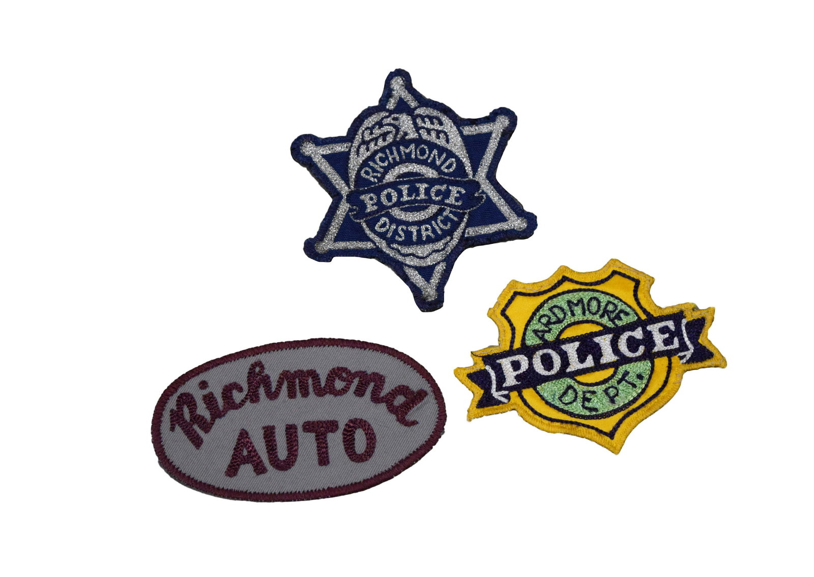 "STREETS OF FIRE" SCREEN USED PATCHES LOT (1 of 1)