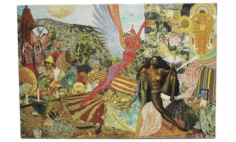 "SANTANA ABRAXAS" PAINTING BY MATIE KLARWEIN