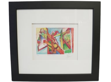 "ABSTRACT ANGLES" BY JERRY GARCIA - SIGNED BY JERRY GARCIA