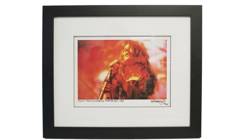 ELLIOT LANDY PHOTOGRAPH OF JANIS JOPLIN LIVE IN NYC 1968
