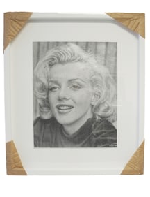 MARILYN MONROE DIAMOND DUST PORTRAIT BY KEIKO