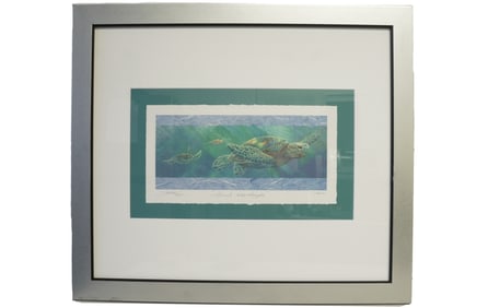 "ALMOST LIKE ANGELS" SIGNED LITH BY ARTIST JOELLE C.
