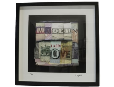 DAN TAGUE "MODERN LOVE" LITHO SIGNED