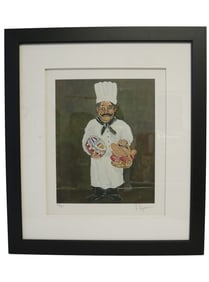 FRANCOIS LEGER "THE CHEESEMAKER" LITHOGRAPH