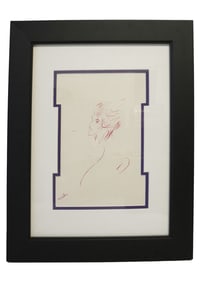 "MAID OF CADIZ 4" ORIGINAL DRAWING BY MILES DAVIS SIGNED