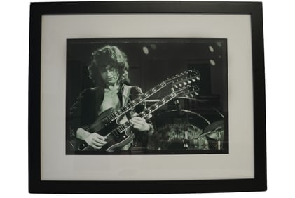 JIMMY PAGE CONCERT PHOTOGRAPH 1970