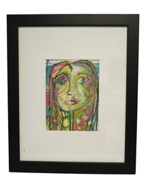 ORIGINAL PAINTING ART BY UNKNOWN ARTIST SIGNED