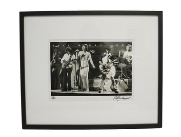 "ROLLING STONES" EARLY CONCERT PHOTOGRAPH SIGNED