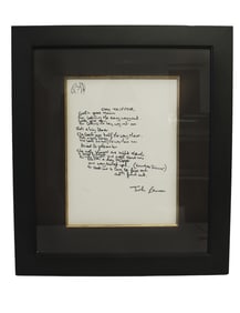 JOHN LENNON LYRICS LITHOGRAPH "DAY TRIPPER"