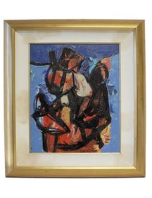 KIRO URDIN SIGNED ORIGINAL OIL ON CANVAS "PARIS"