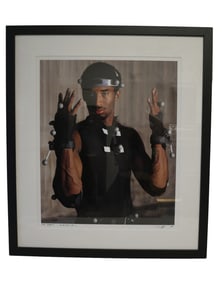 "KOBE BRYANT" IN GAMING GEAR PHOTO LOS ANGELES ARTIST PROOF