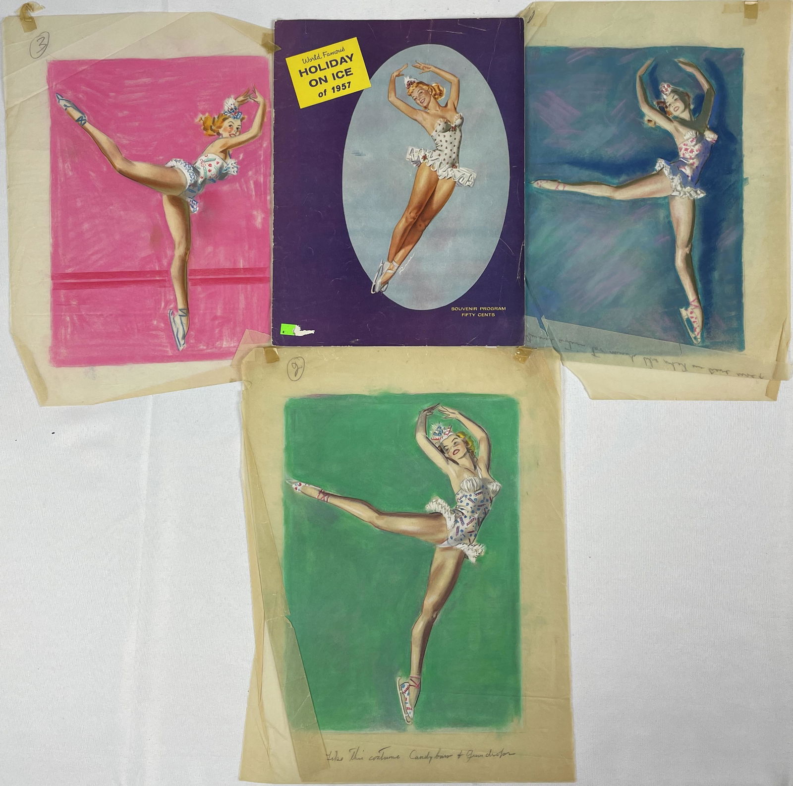 Williams | Three Studies of Ice Skaters (1 of 9)