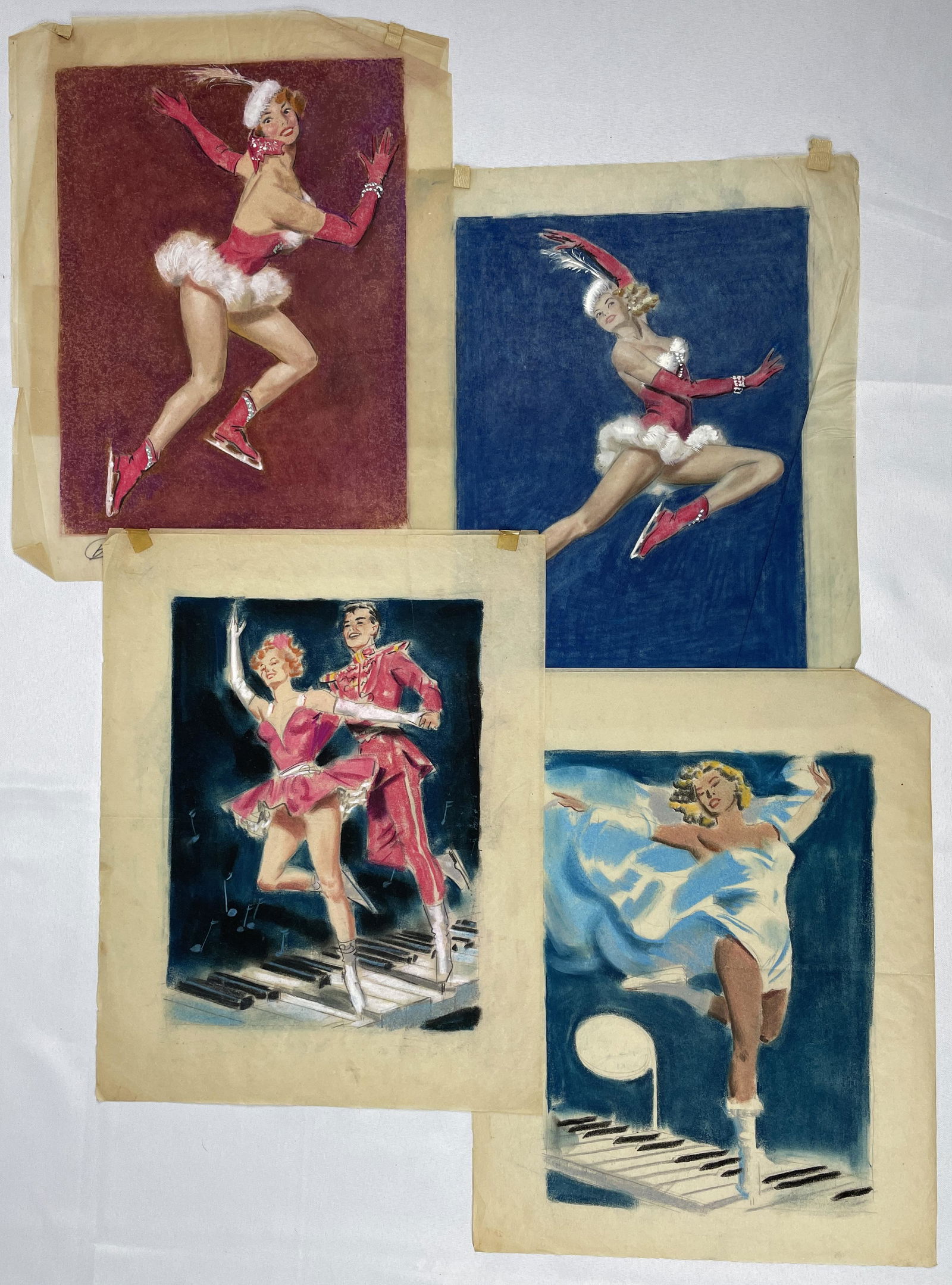 Williams | Four Studies of Ice Skaters (1 of 9)