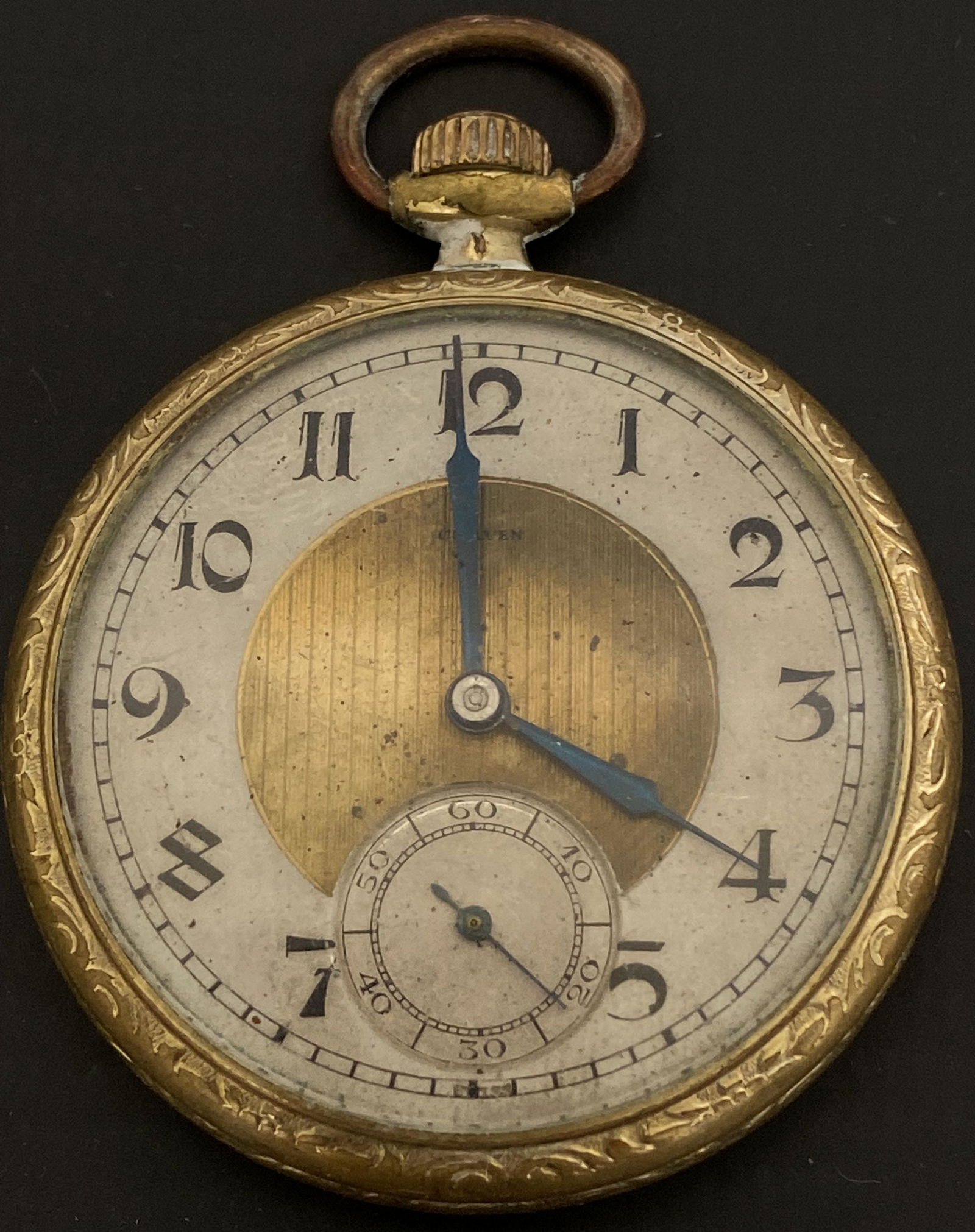 ANTIQUE CRAVEN 15 JEWELS GOLD FILLED POCKET WATCH (0290) on Jun 08