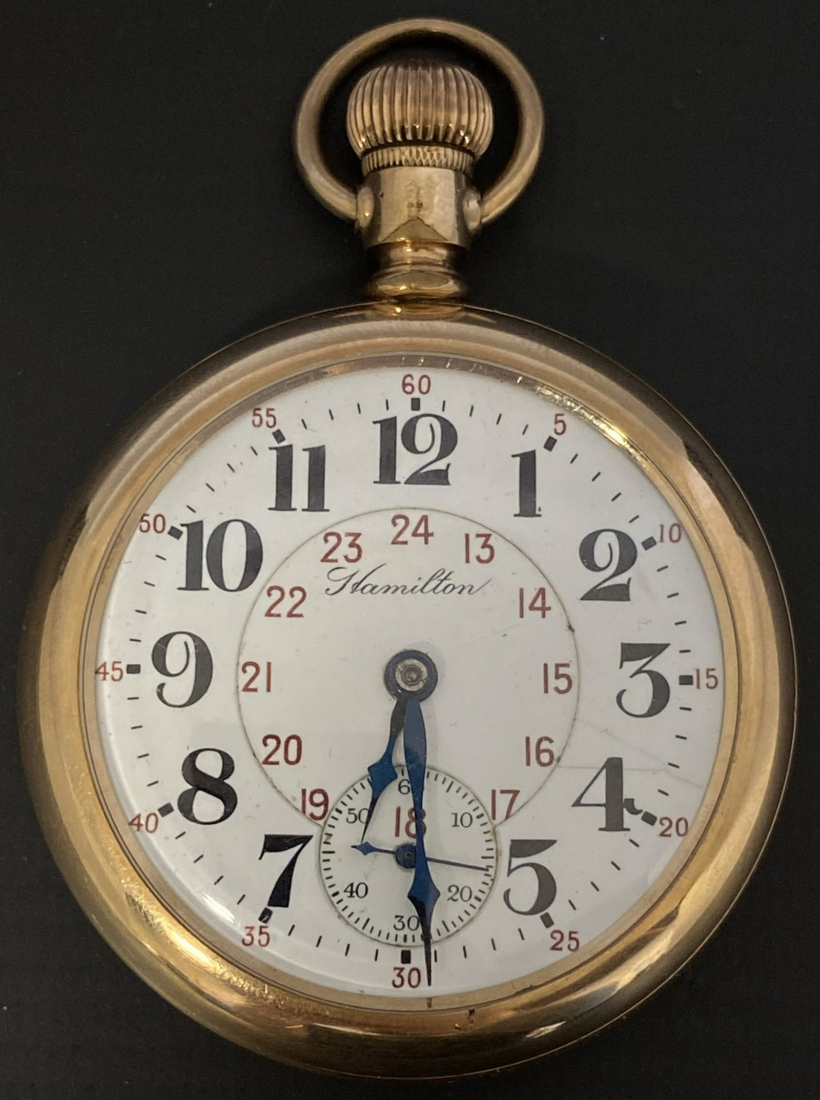 ANTIQUE HAMILTON 21 JEWELS GOLD FILLED POCKET STYLE WATCH: ANTIQUE HAMILTON 21 JEWELS GOLD FILLED POCKET STYLE WATCH The watch is pre-owned and runs. Diameter: 2 1/8 in *We can't garantee that the watch keeps accurate time, it wasn't tested long enough* SHIPP