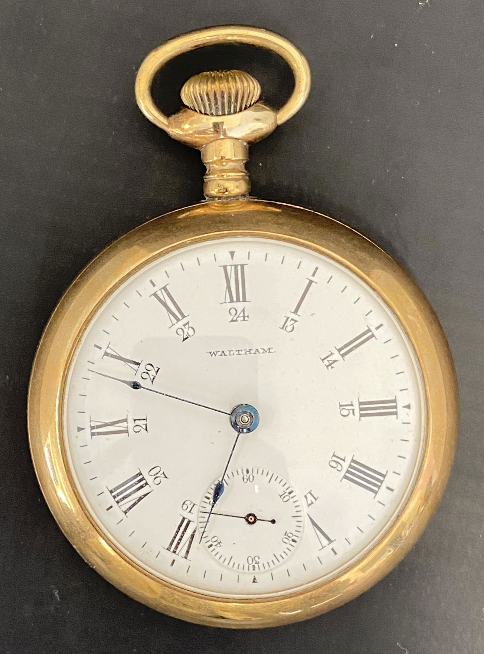 ANTIQUE WALTHAM 15 JEWELS GOLD FILLED POCKET WATCH (0001) on Jun 15