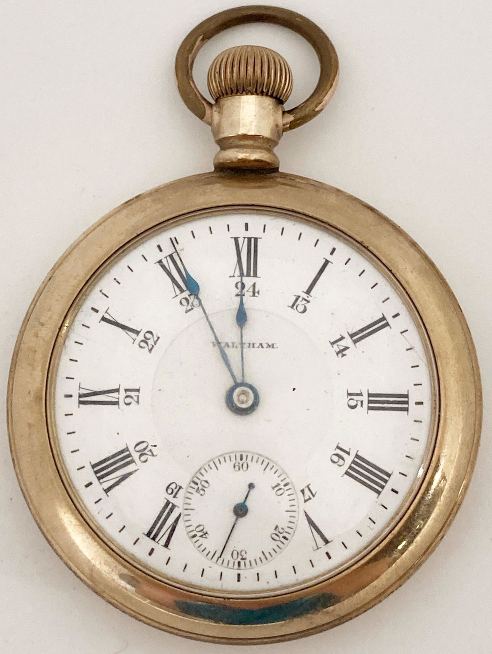 ANTIQUE WALTHAM 17 JEWELS GOLD FILLED POCKET WATCH (0052) on Jun 21