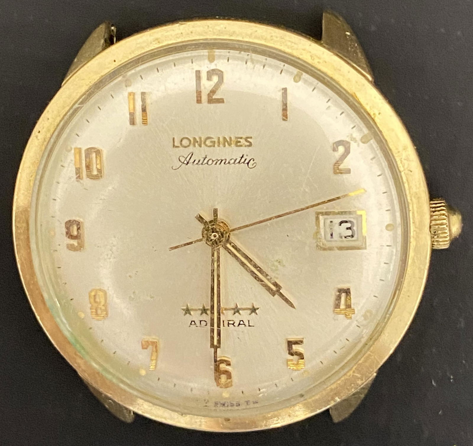 VINTAGE LONGINES ADMIRAL GOLD FILLED AUTOMATIC MEN'S WATCH (1 of 3)