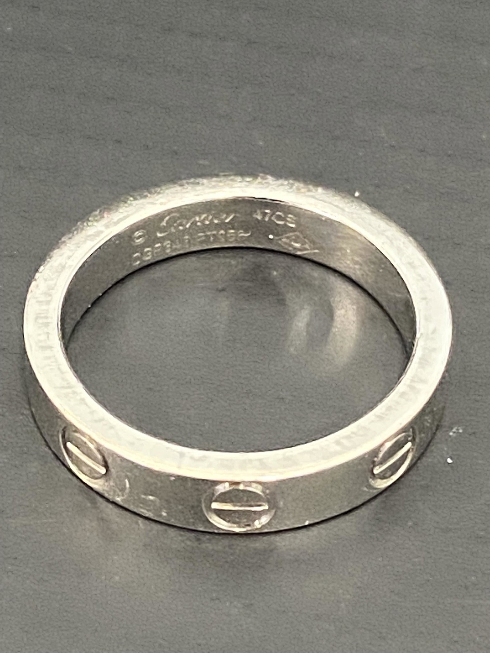 CARTIER PLATINUM LOVE RING (1 of 2)