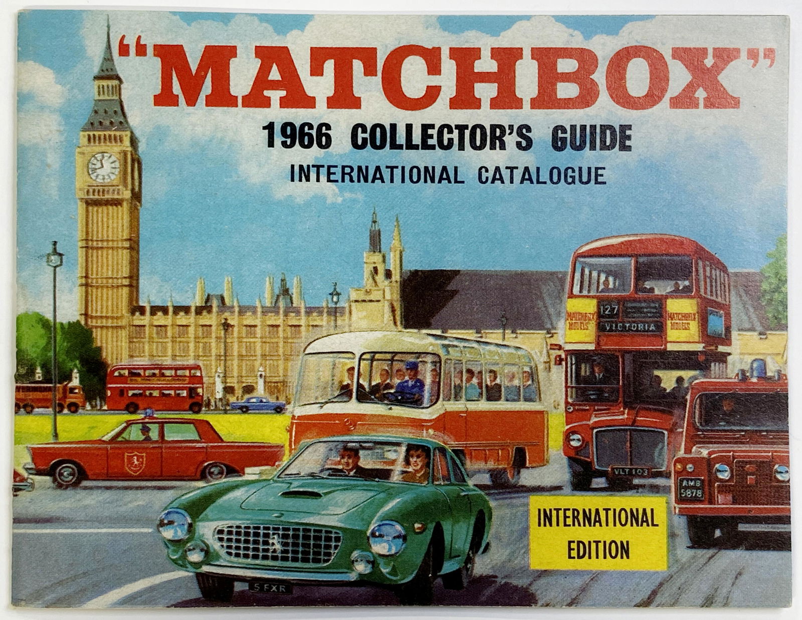 1966 MATCHBOX COLLECTOR'S GUIDE: 1966 MATCHBOX COLLECTOR'S GUIDE The toy is pre-owned. SHIPPING FEE CANADA 15,00$ USA 20.00$ Combined shipping is available for an extra fee, but only on items won on the same date. *All prices are in