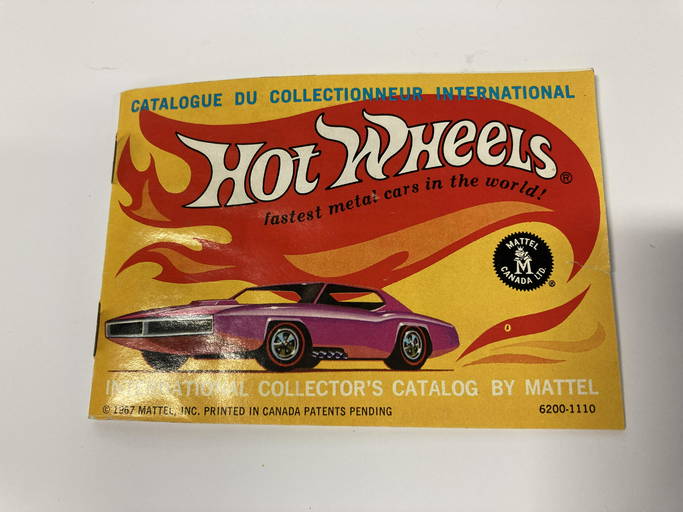1967 Mattel Hot Wheels Collectorâ€™s Catalogue