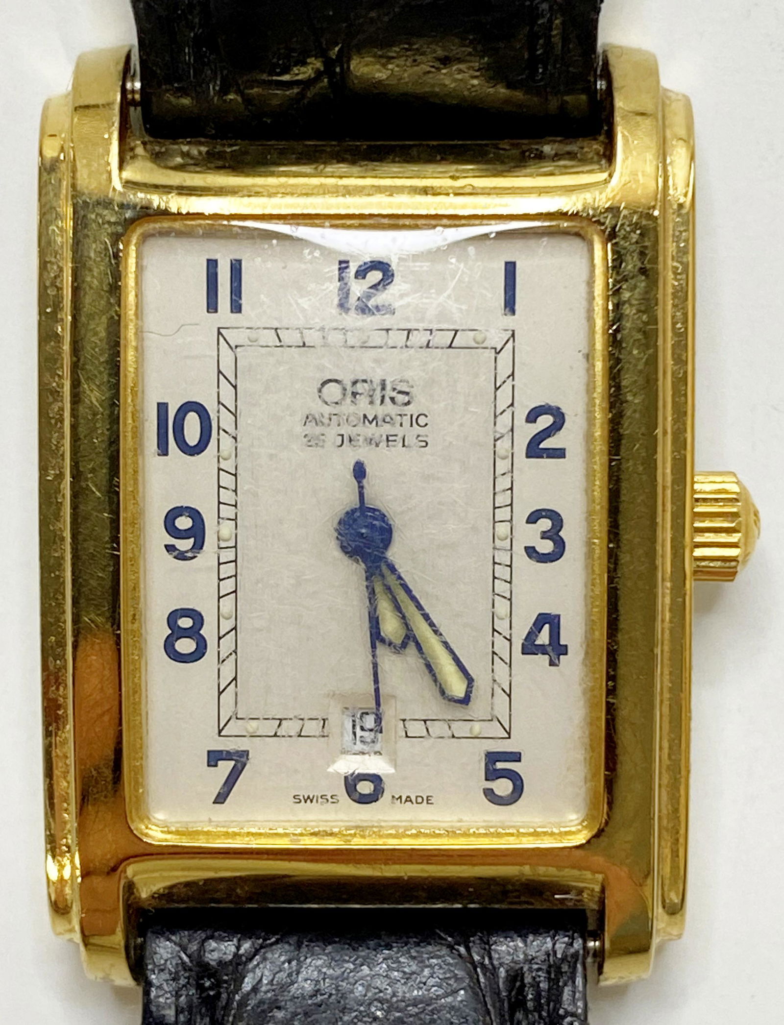 VINTAGE ORIS AUTOMATIC GOLD-FILLED MID-SIZE WATCH (1 of 8)
