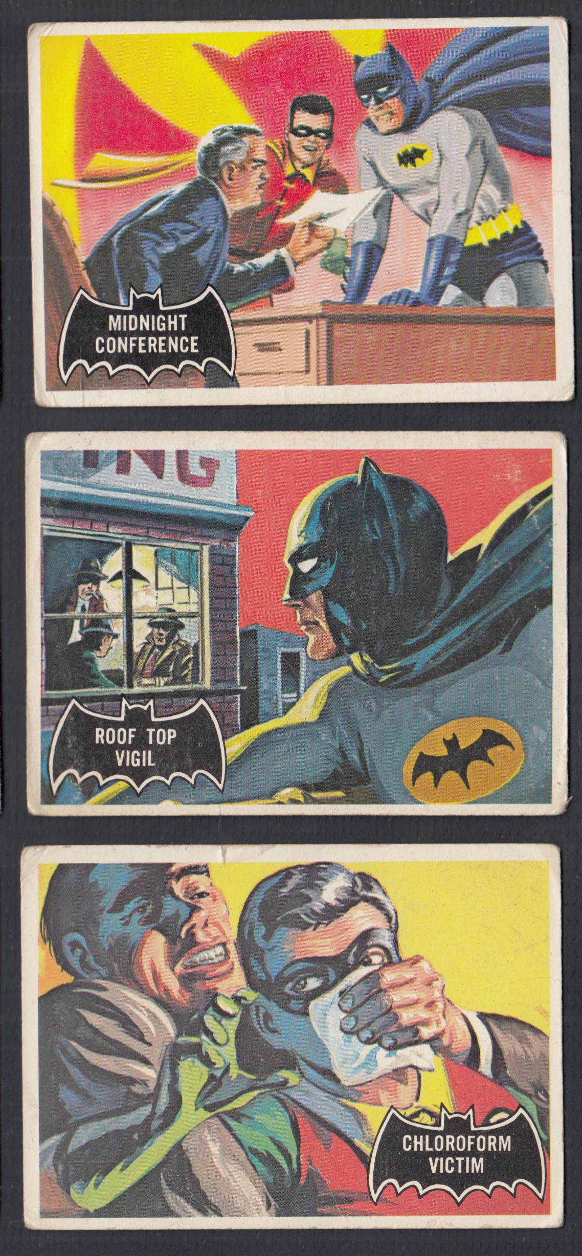 1966 TOPPS BATMAN BLACK BAT CARD FULL SET 55/55 (1 of 4)