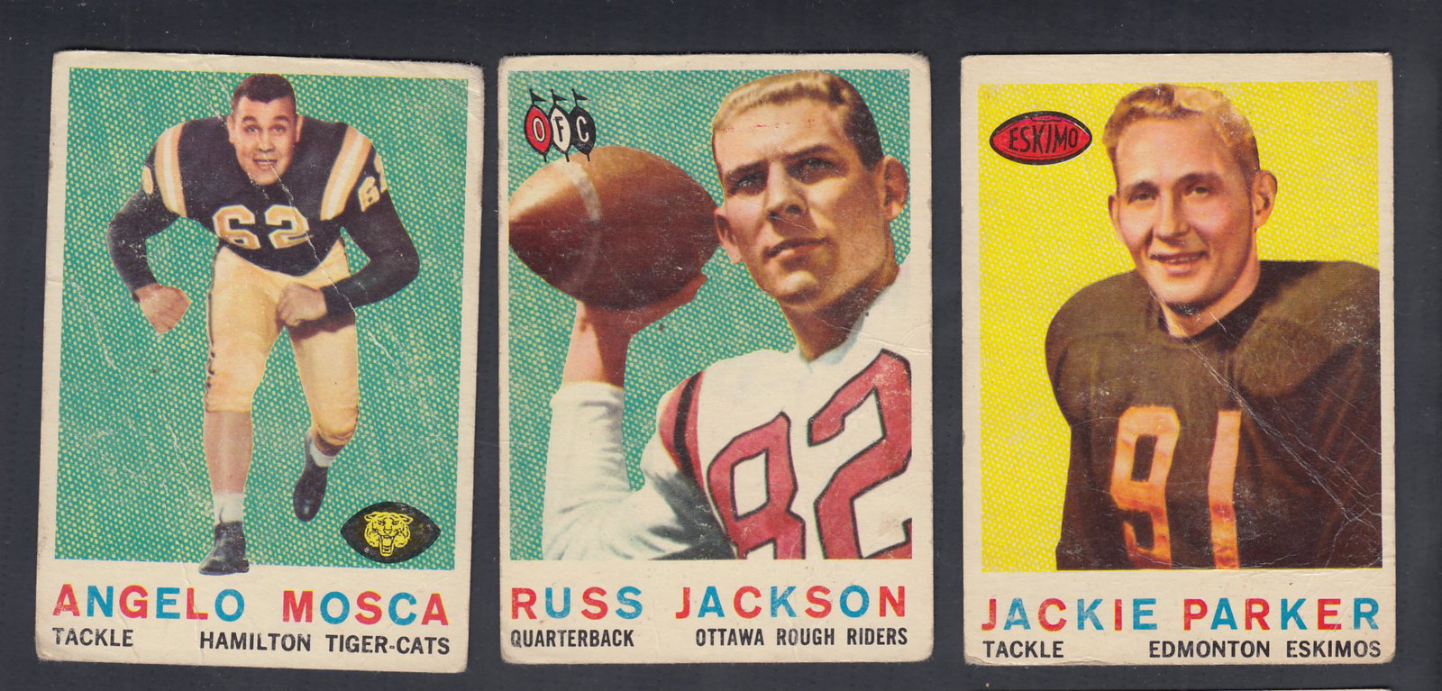 1959 CFL TOPPS FOOTBALL CARDS STARTER SET 74/88 (1 of 4)