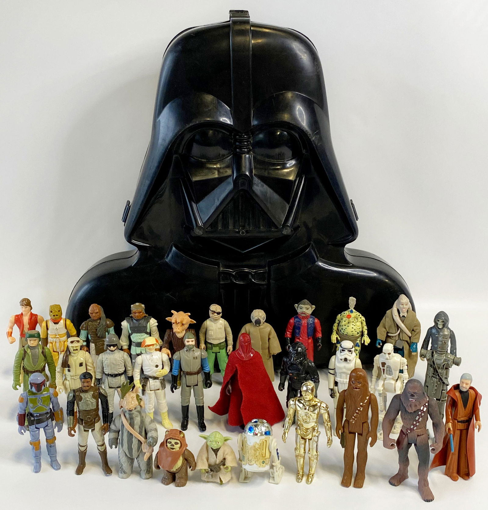 1980 s Kenner Star Wars Darth Vader Case Action Figures Lot Of 31