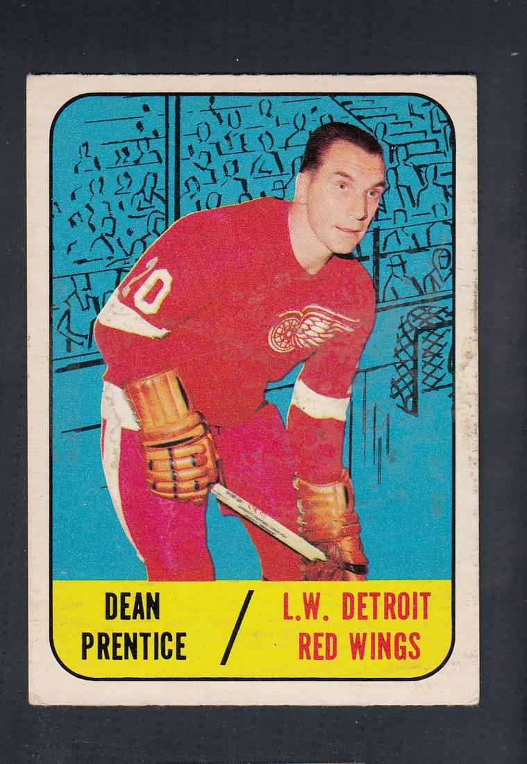 1967-68 TOPPS HOCKEY CARD #46 D. PRENTICE (1 of 2)