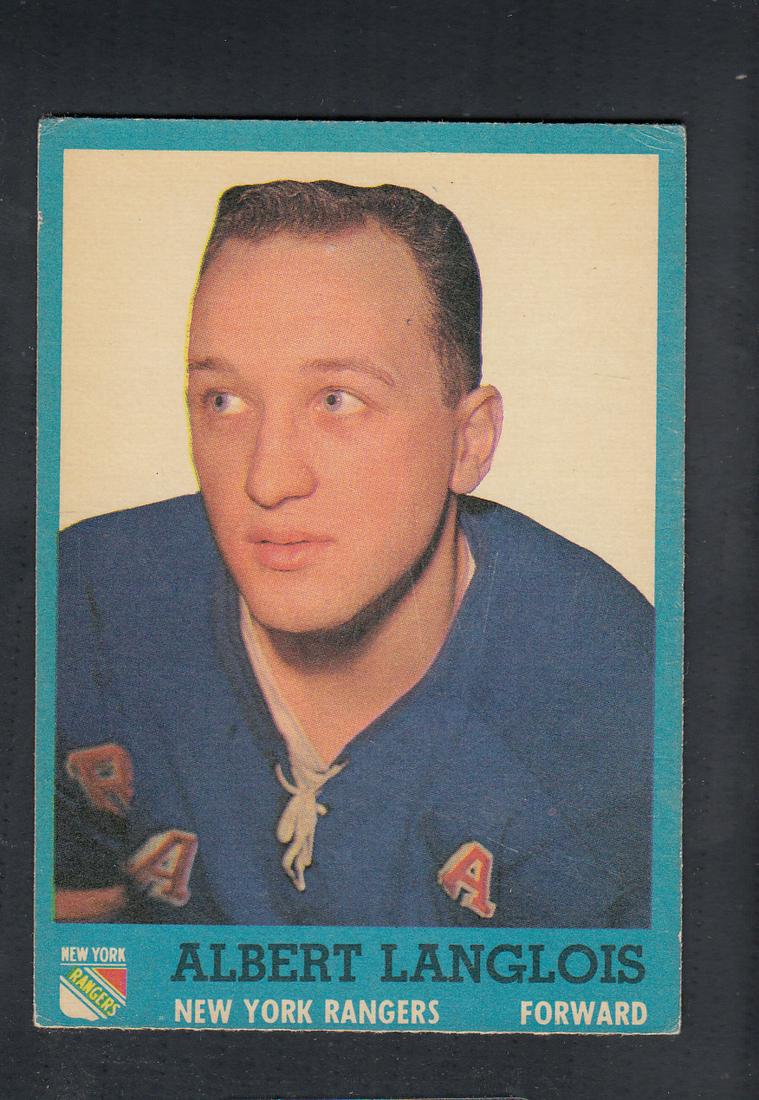1962-63 TOPPS HOCKEY CARD #47 A. LANGLOIS (1 of 2)