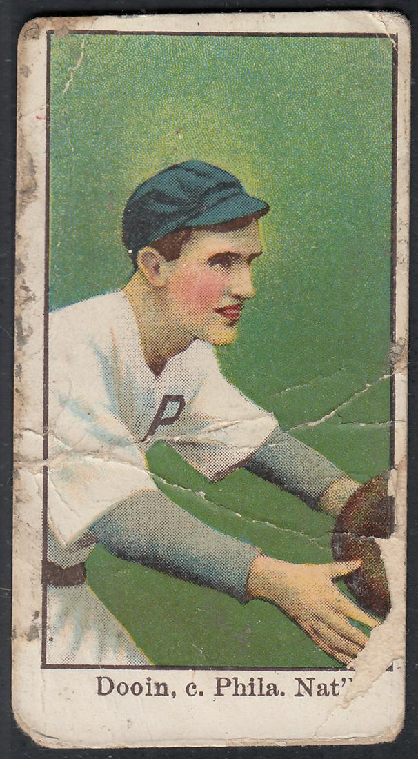 1909 E90-1 AMERICAN CARAMEL BASEBALL CARD DOOIN (1 of 2)
