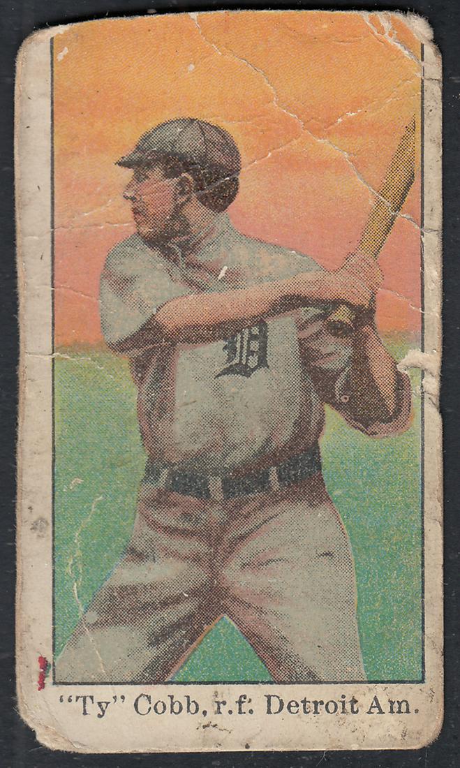 1909 E90-1 AMERICAN CARAMEL BASEBALL CARD COBB (1 of 2)