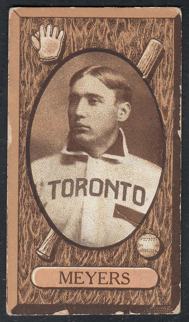 1912 C46 IMPERIAL TOBACCO BASEBALL CARD #28 B. MEYERS (1 of 2)