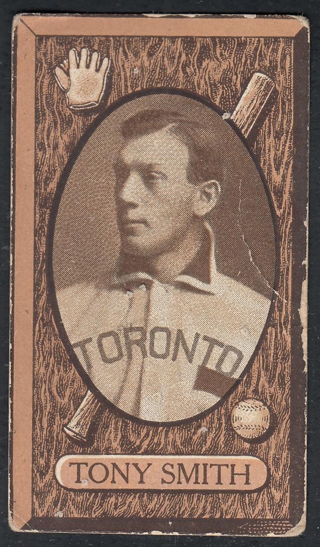 1912 C46 IMPERIAL TOBACCO BASEBALL CARD #32 T. SMITH (1 of 2)