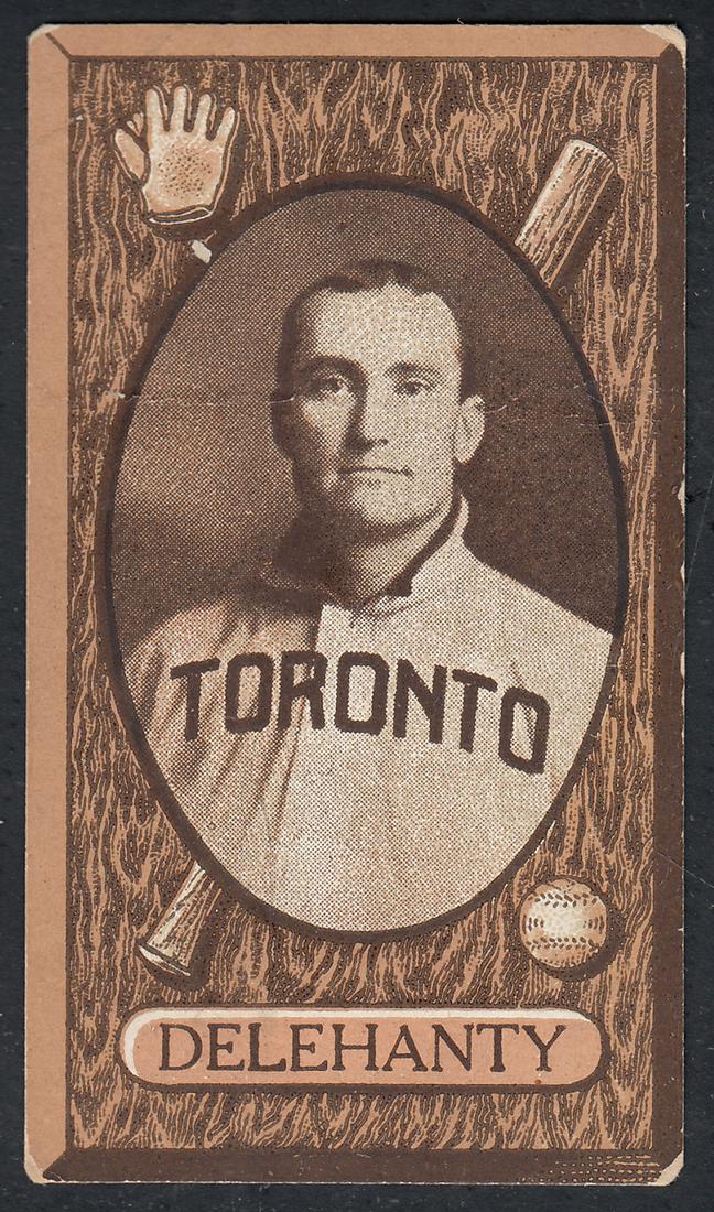 1912 C46 IMPERIAL TOBACCO BASEBALL CARD #67 J. DELEHANTY (1 of 2)
