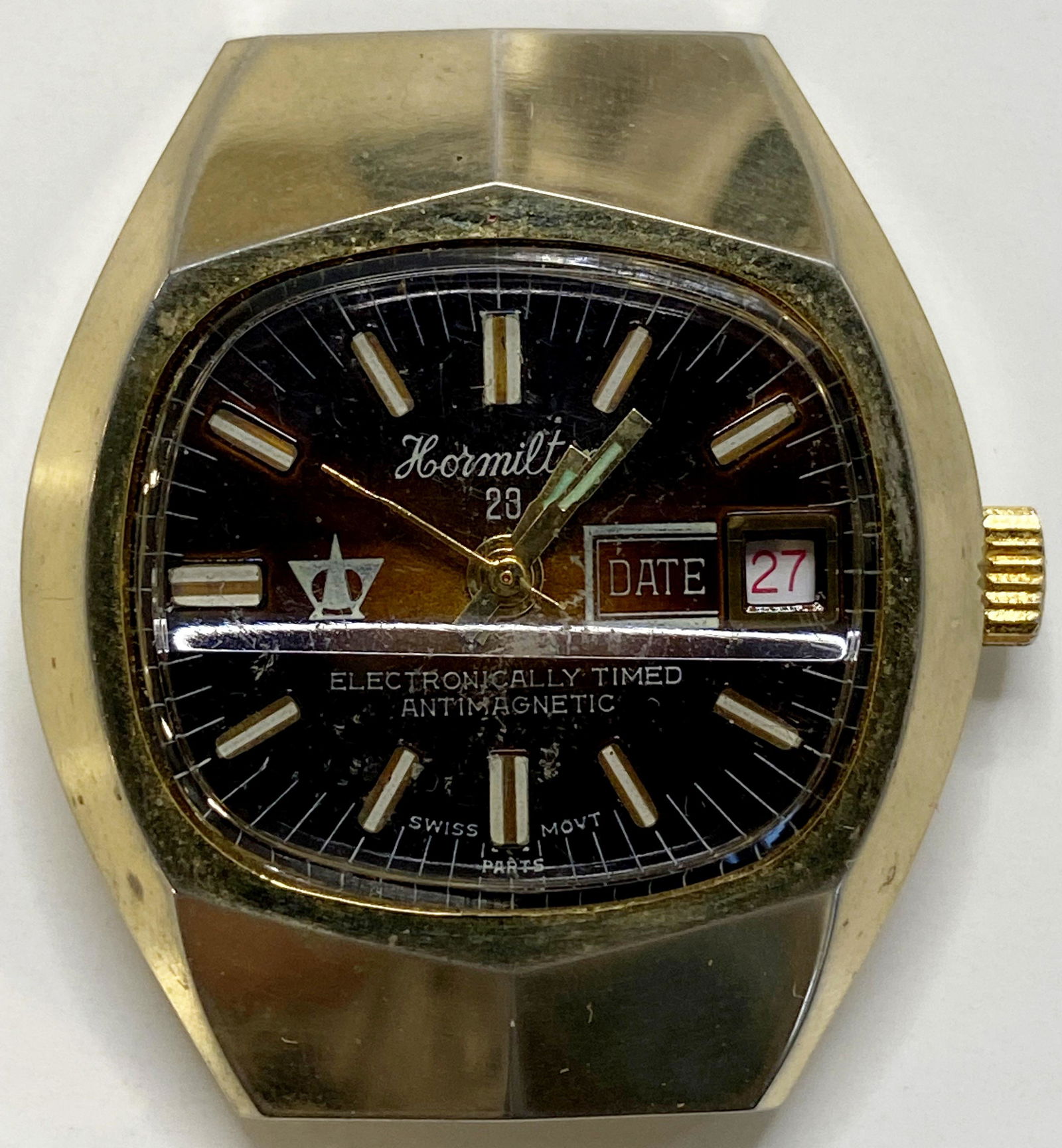 Vintage Hamilton Wind Up Gold Filled Men's Watch